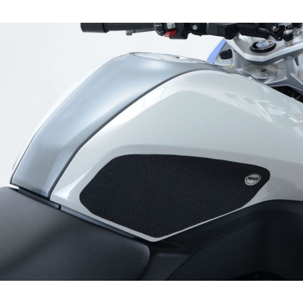R&G R&G Tank Traction Grips for BMW R1200RS '15- CLEAR/WHITE COLOUR